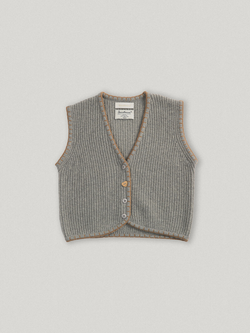 Biscotti Knit Vest Gray (4th)
