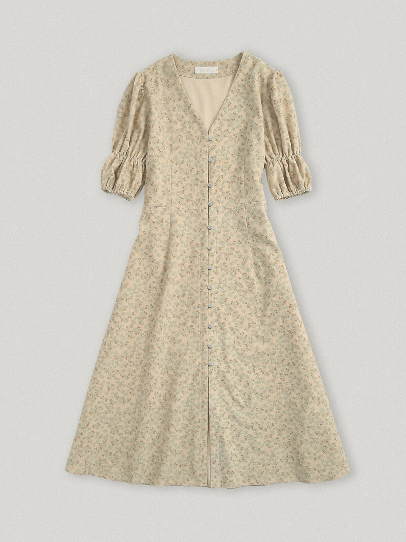 Helen Vintage Floral Dress (7th) - Smooth Mood