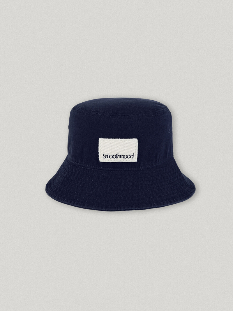 Navy Label Bucket Hat (7th)
