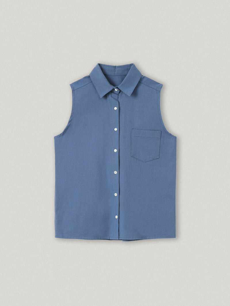 Blue Class Sleeveless Shirt (2nd)
