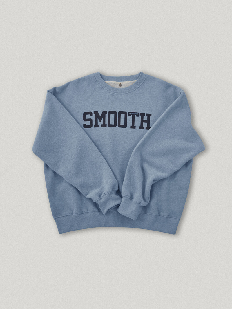 Smooth Typo Sweatshirt Boy Blue (3rd)
