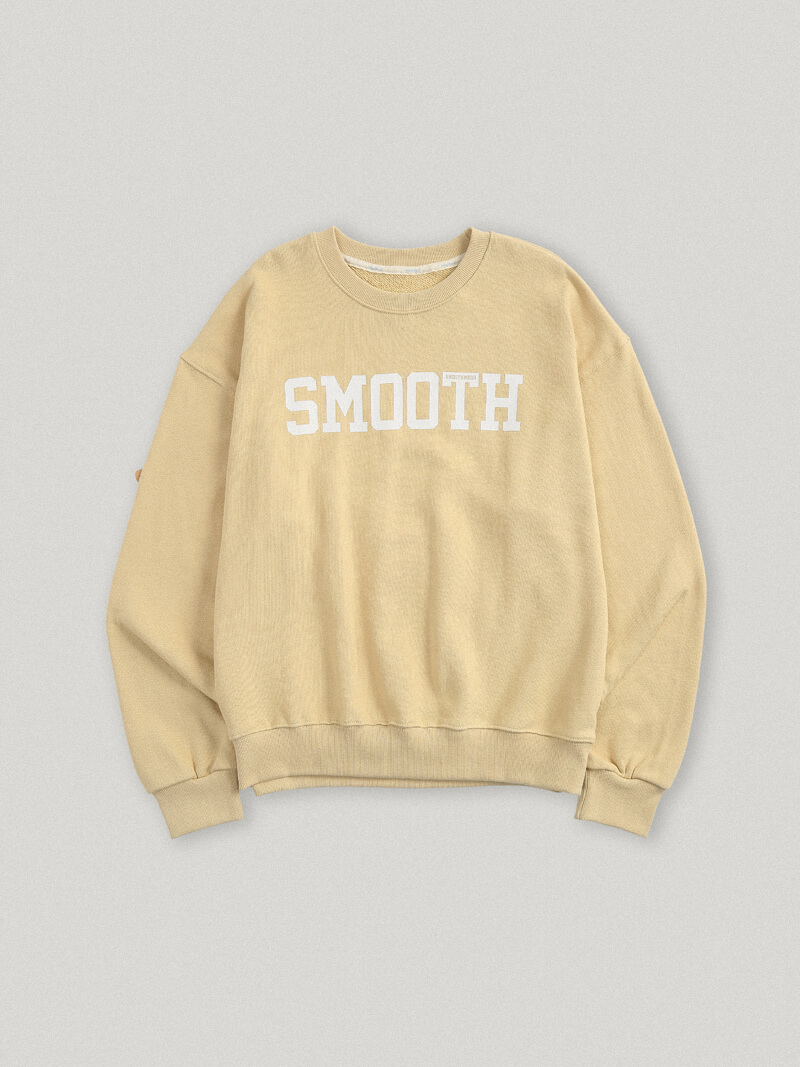 Smooth Typo Sweatshirt Yellow (4th)