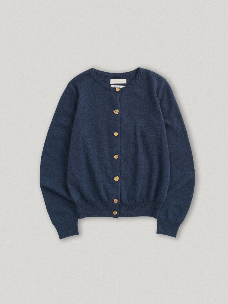 Cookie Soft Wool Cardigan Navy (2nd)