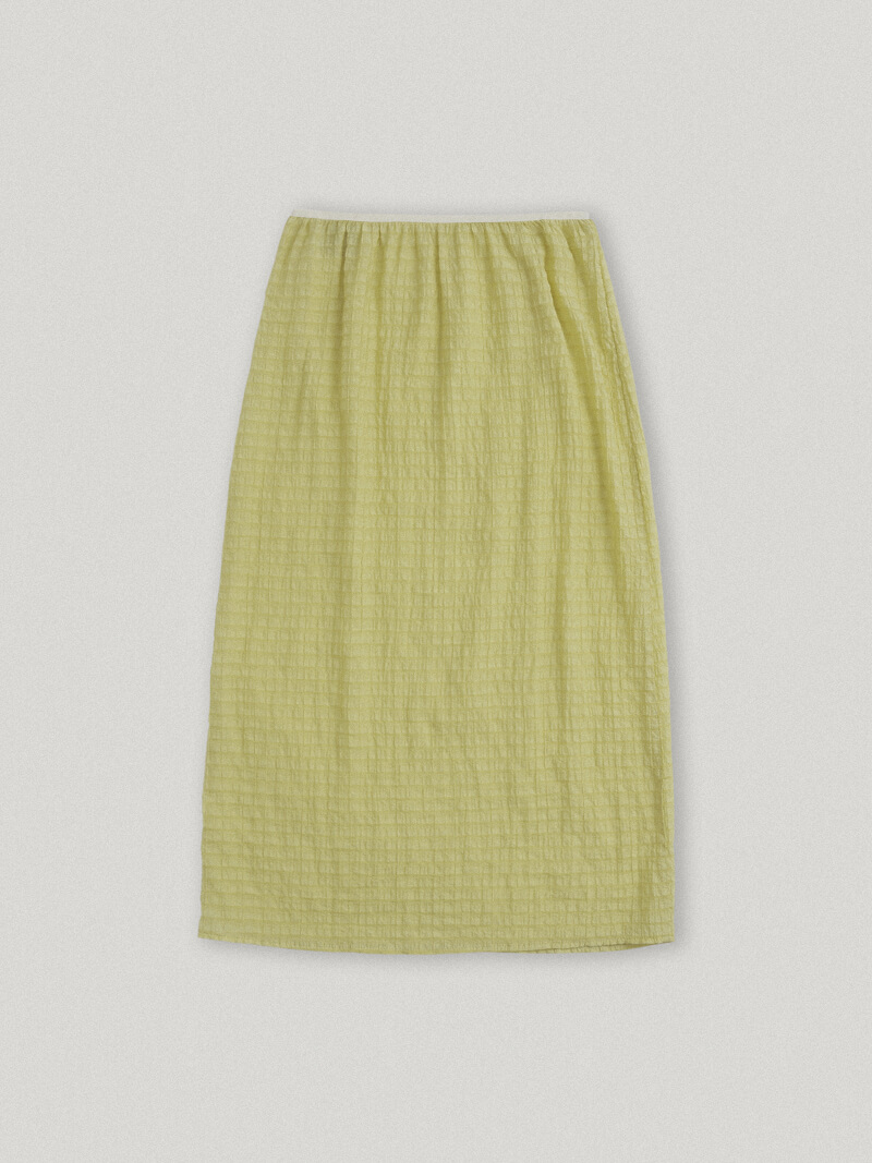 Nap Sheer Skirt Yellow Green (2nd)