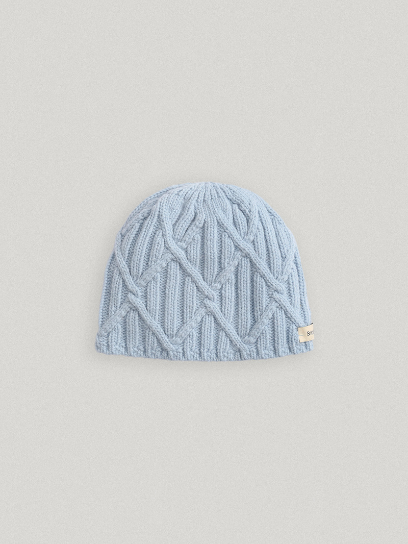 Mont Blanc Knit Hat Snow Sky