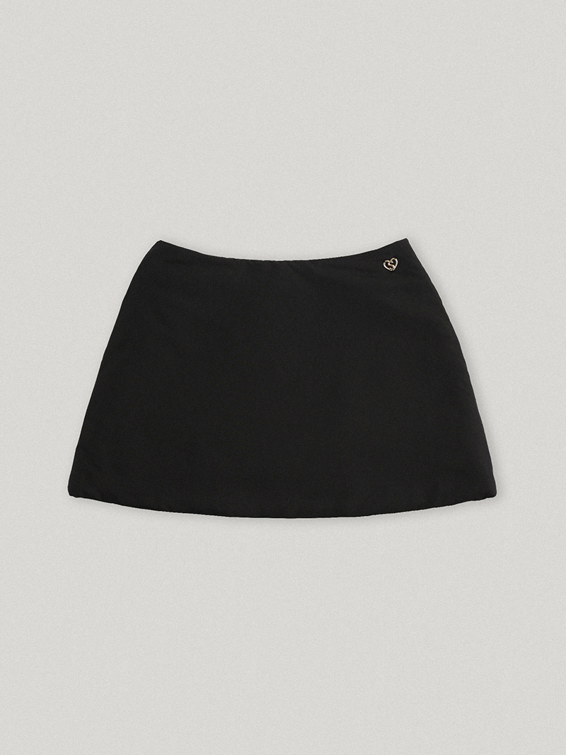 Pippa Padded Mini Skirt Black (8th)