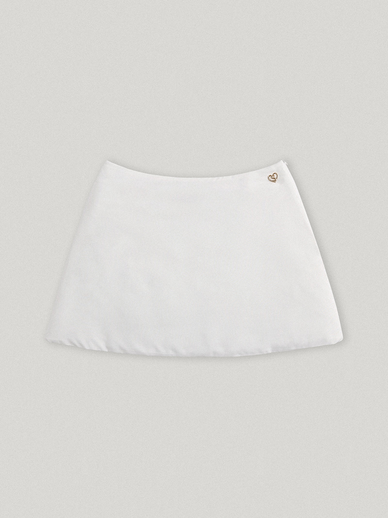 Pippa Padded Mini Skirt White (3rd)