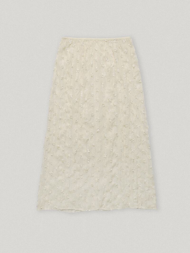 Lolish Floral Sheer Skirt