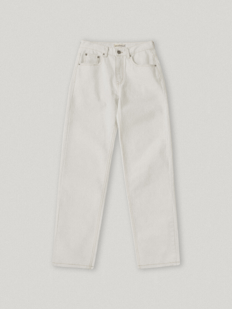 Albright Ivory Cotton Pants