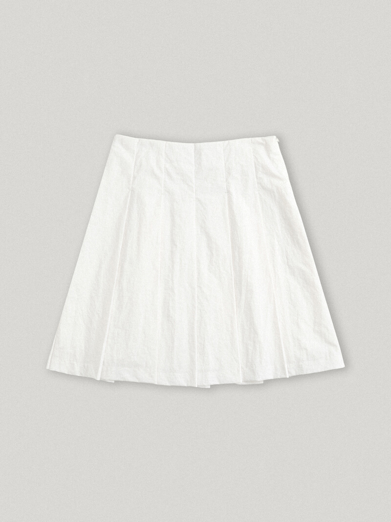Notebook Pleated Skirt Ivory (2nd)