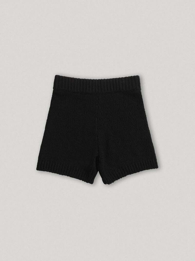 Bee Knit Shorts Black (2nd)